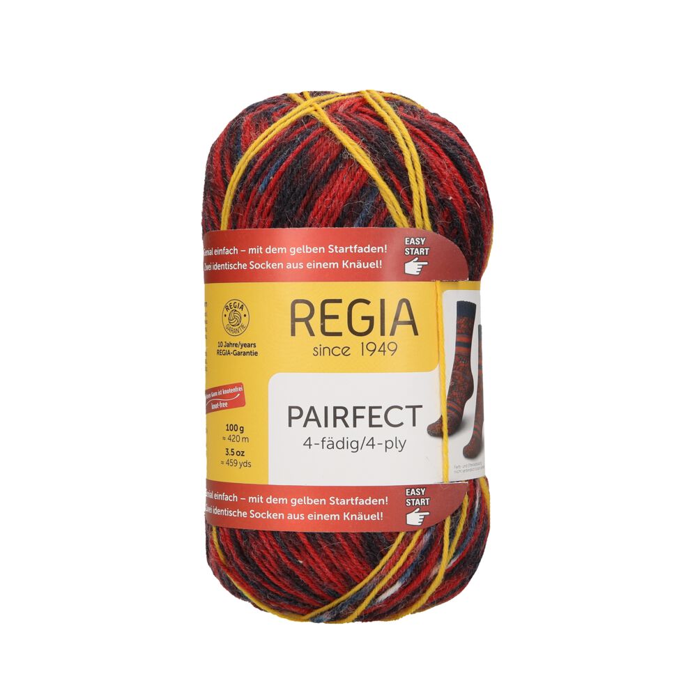 Sockenwolle 4-fach Pairfect von Regia 07123 nautica color