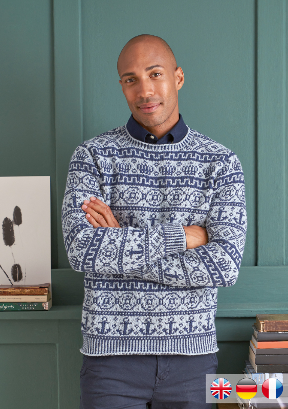 Herren-Pullover Garrick | Einzelanleitung | Stricken | Martin Storey