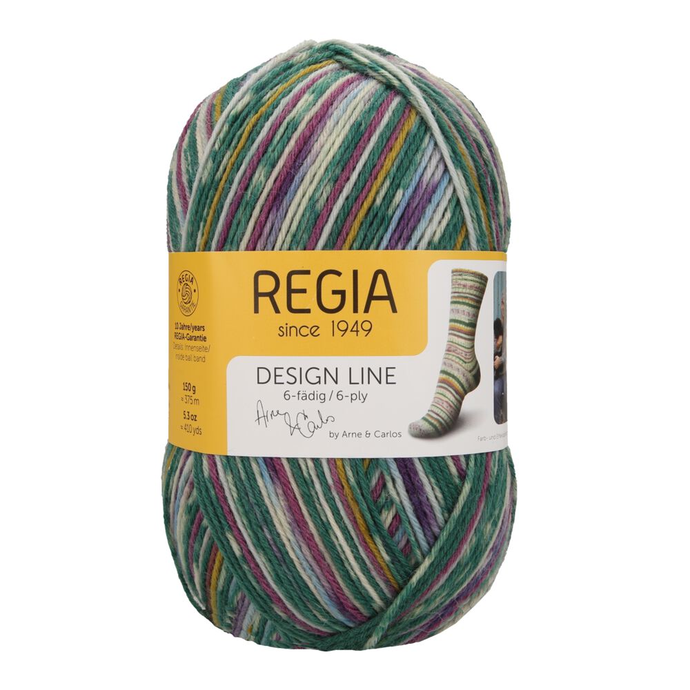 Sockenwolle 6-fach Design Line by Arne & Carlos von Regia 04015 Leknes
