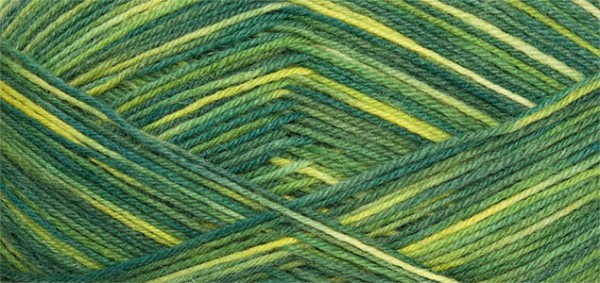 Supersocke 100 Linie 3 Color 4-fach von ONline Linie 3 - 0713 - gelb/grün