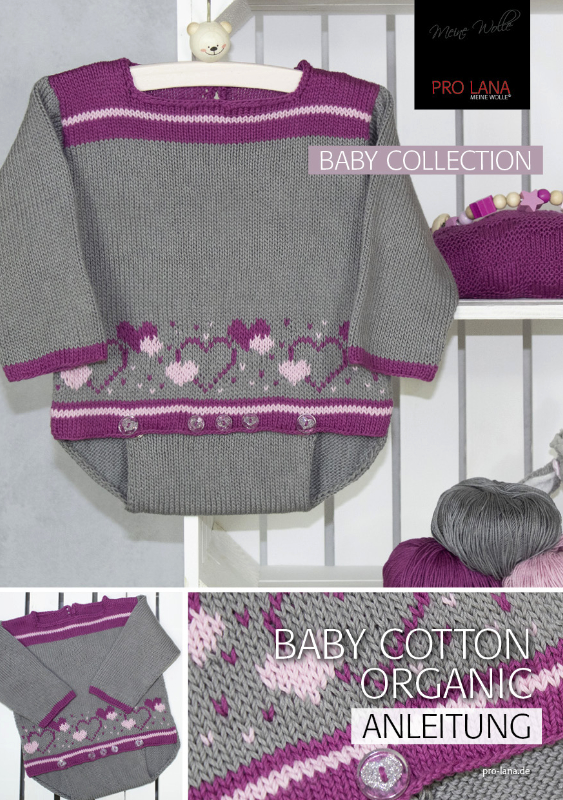 Sommer Strampleranzug | Einzelanleitung | Wolle Baby Cotton Organic  | Stricken | Kathrin Parlatan