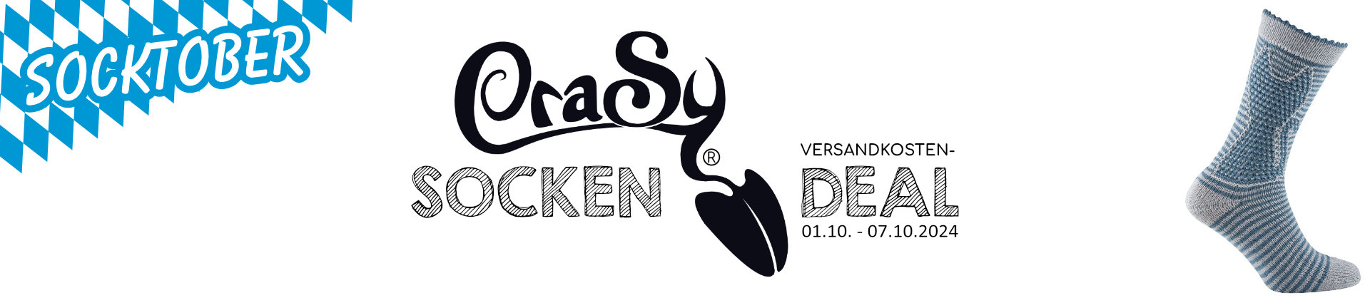 Socktober - CraSy Sockendeal mit versandkostenfreier Lieferung*