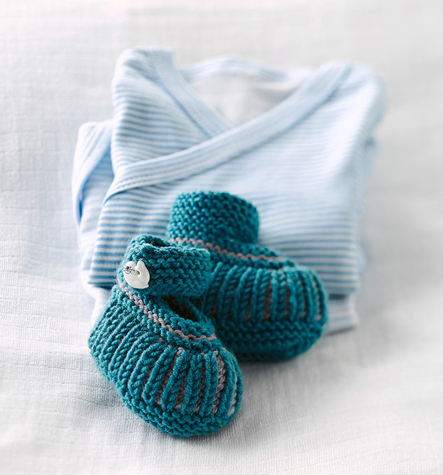 Baby-Schühchen stricken - Für wirklich warme Füße Baby-Schühchen stricken - Für wirklich warme Füße