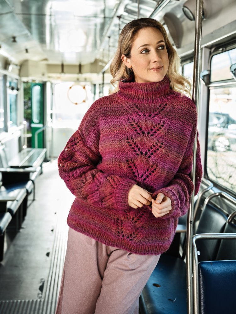 Sweater Chunky Ajour | Anleitungsheft | Wolle Smooth | Stricken | Pro Lana Sweater Chunky Ajour | Anleitungsheft | Wolle Smooth | Stricken | Pro Lana