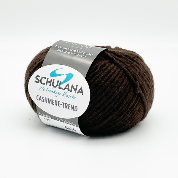 Cashmere-Trend 0679 - dunkelbraun