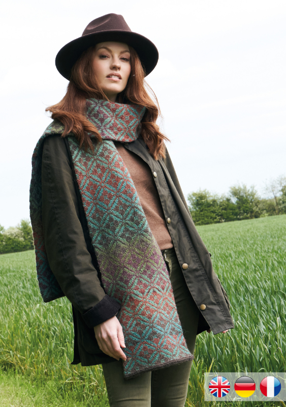 Jade Scarf | Einzelanleitung | Stricken | Lisa Richardson
