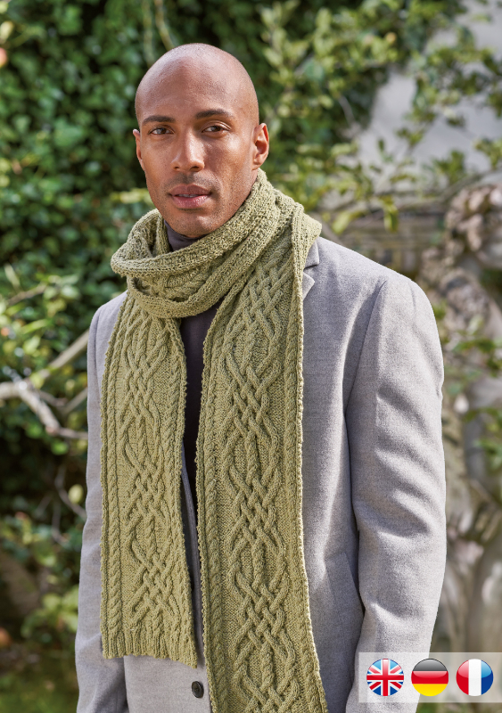 Herren-Schal Gable | Einzelanleitung | Stricken | Martin Storey
