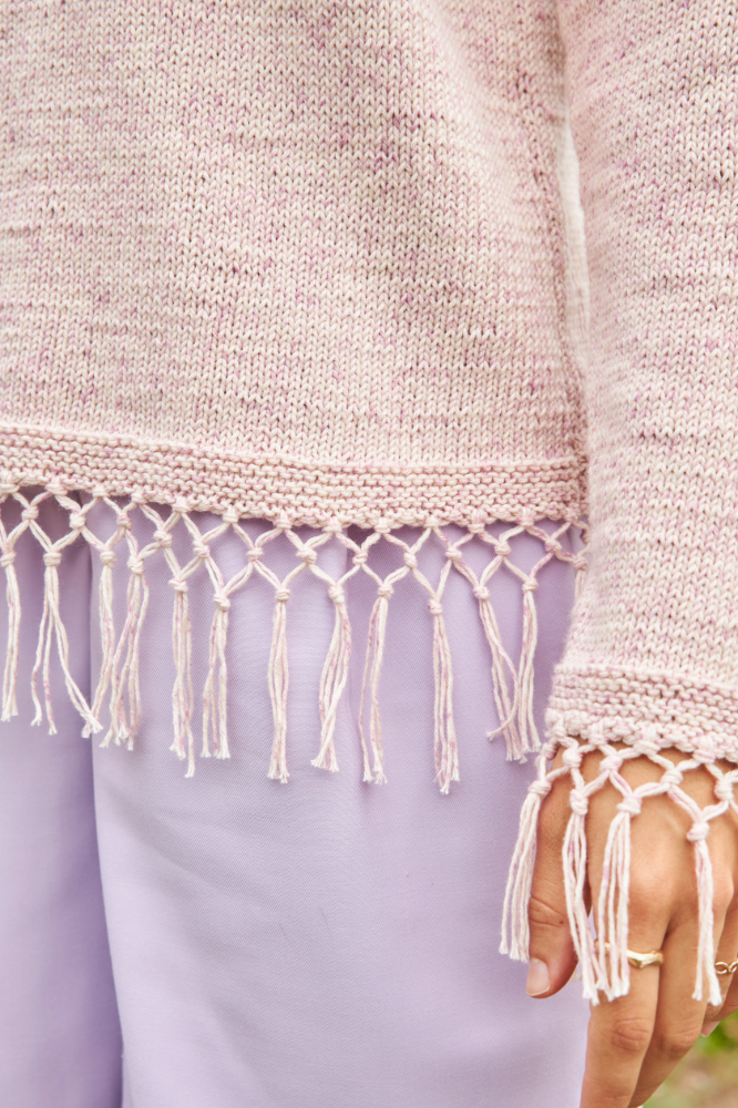 Pulli mit Fransen | Anleitungsheft | Wolle Viva Summer  | Stricken | Regina Bühler, Pro Lana