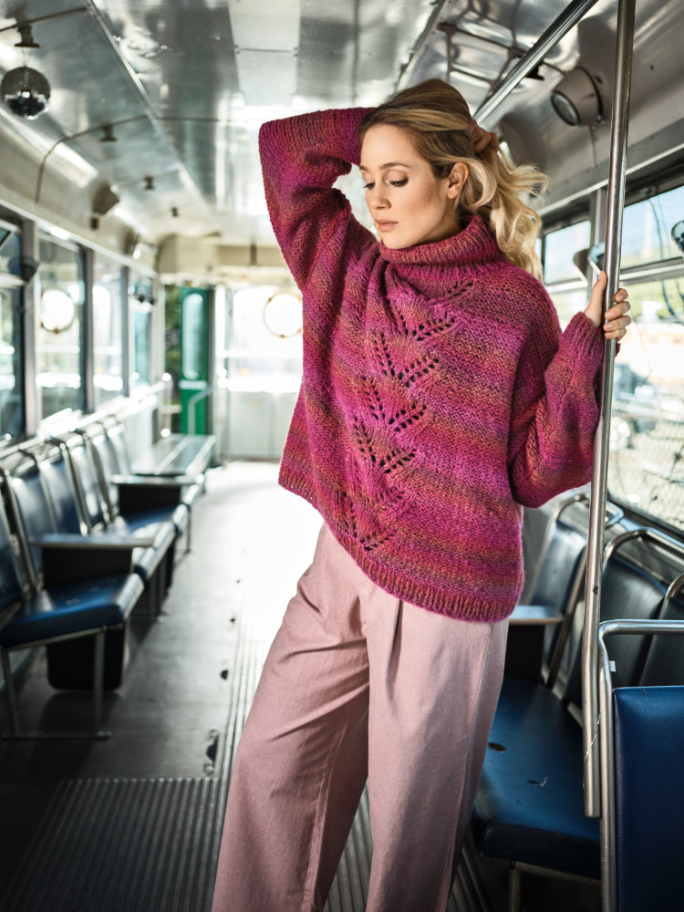 Sweater Chunky Ajour | Anleitungsheft | Wolle Smooth | Stricken | Pro Lana Sweater Chunky Ajour | Anleitungsheft | Wolle Smooth | Stricken | Pro Lana