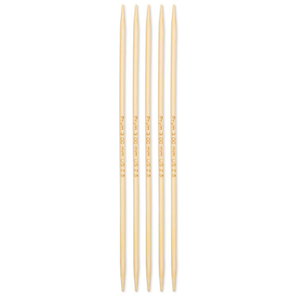 Nadelspiel Bambus von Prym 1530 20 cm 2,50 mm