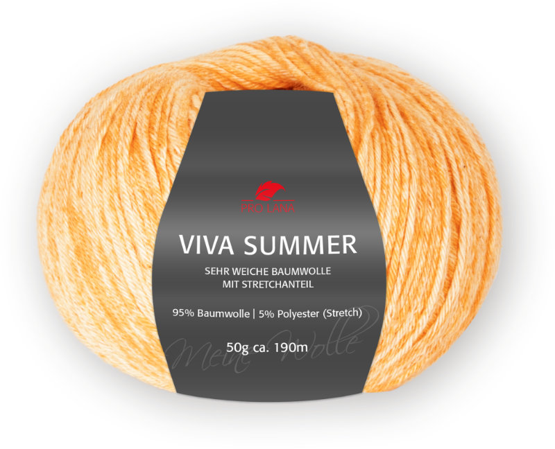 Viva Summer von Pro Lana 0083 - orange meliert