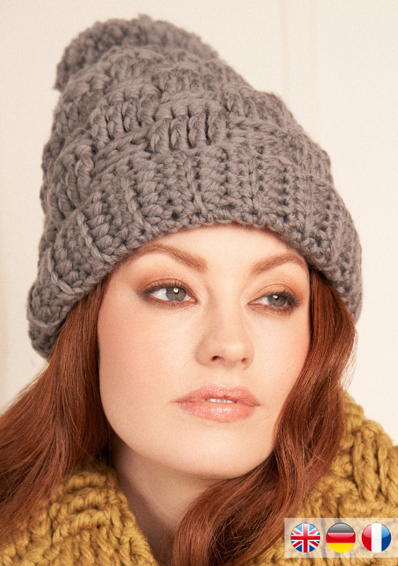 Muriel Hat | Wollpaket mit Big Wool | Häkeln