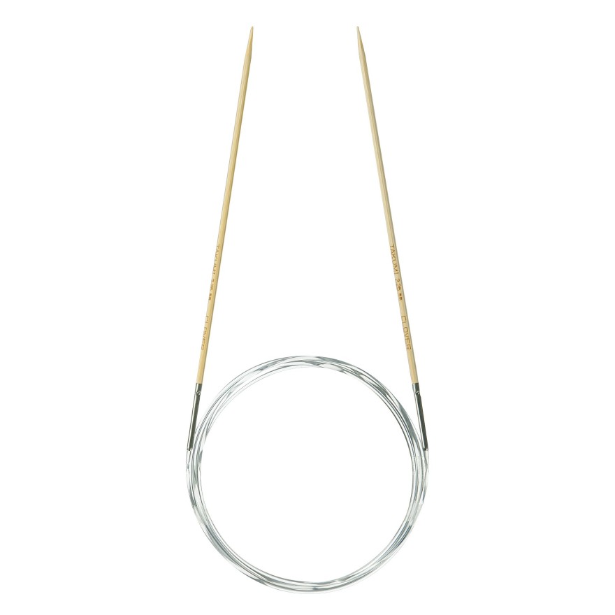 Rundstricknadel Takumi Bambus von Clover 120 cm 2,25 mm