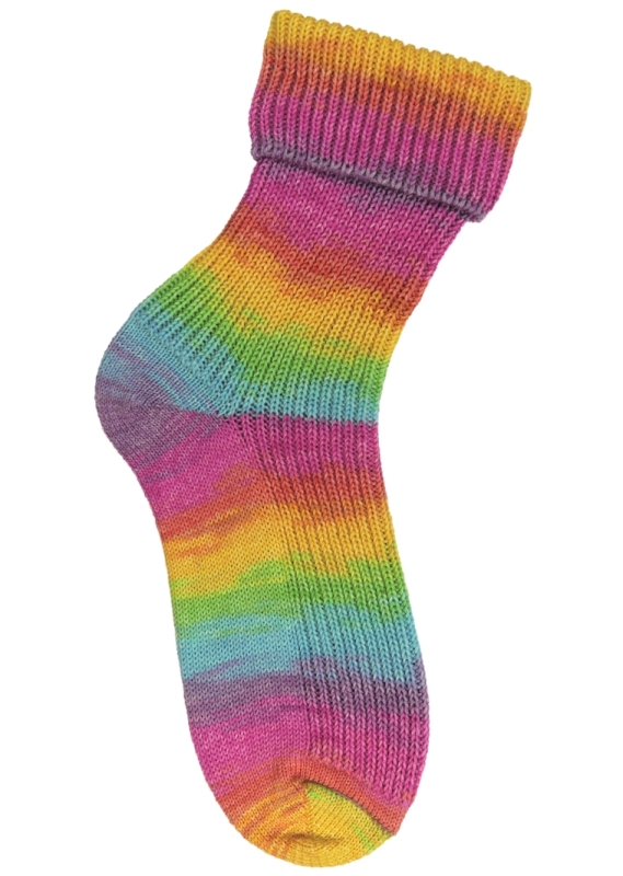 OPAL Color 4-fach Sockenwolle Surprise - 4061 - Regenbogen