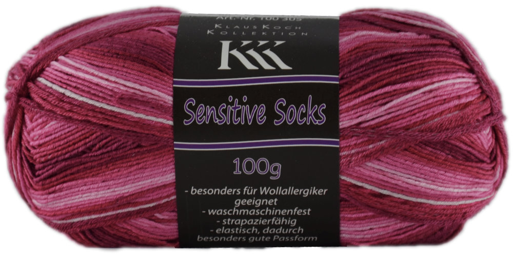 Sensitive Socks Color von KKK 0060 - Fuchsie color