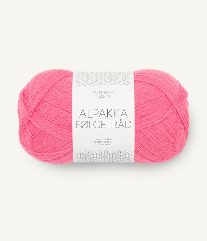 Alpakka Folgetrad von Sandnes Garn 4315 - bubblegum pink