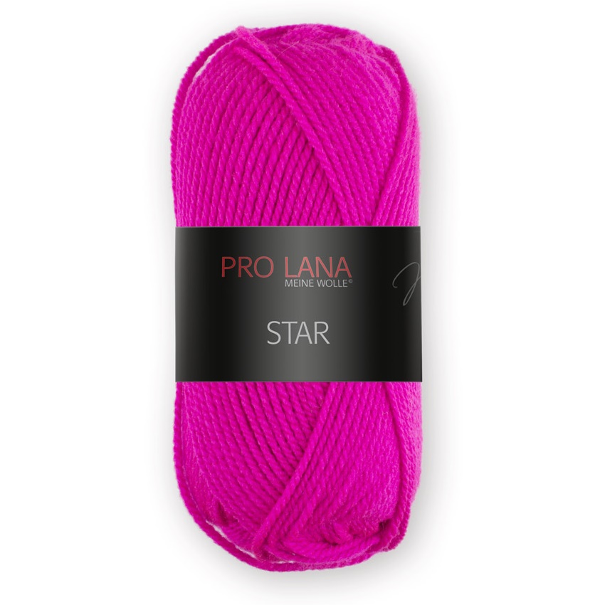 Star von Pro Lana 0080 - neon pink