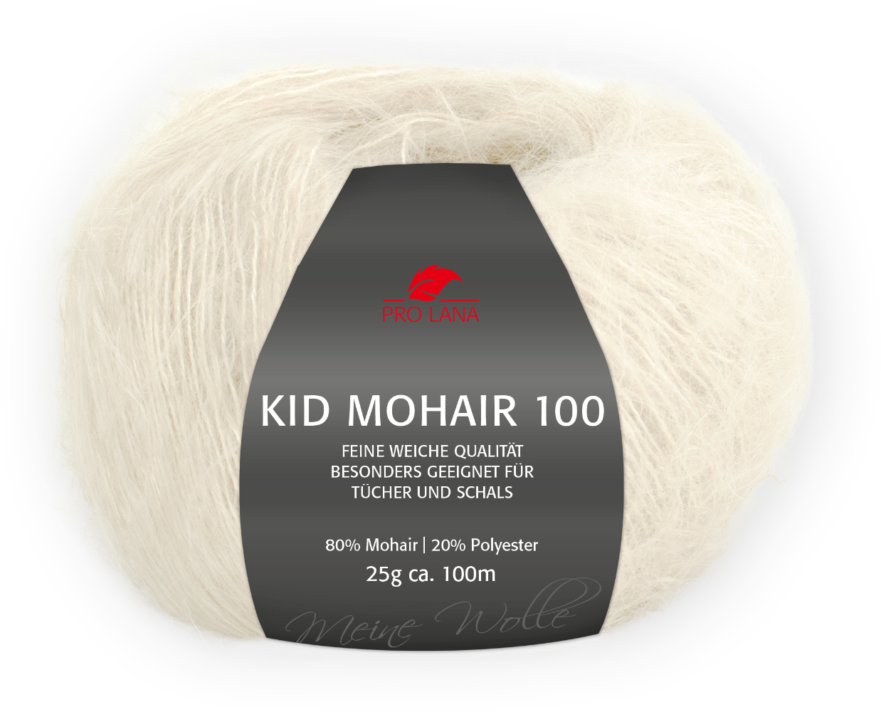 Kid Mohair 100 von Pro Lana 0002 - natur