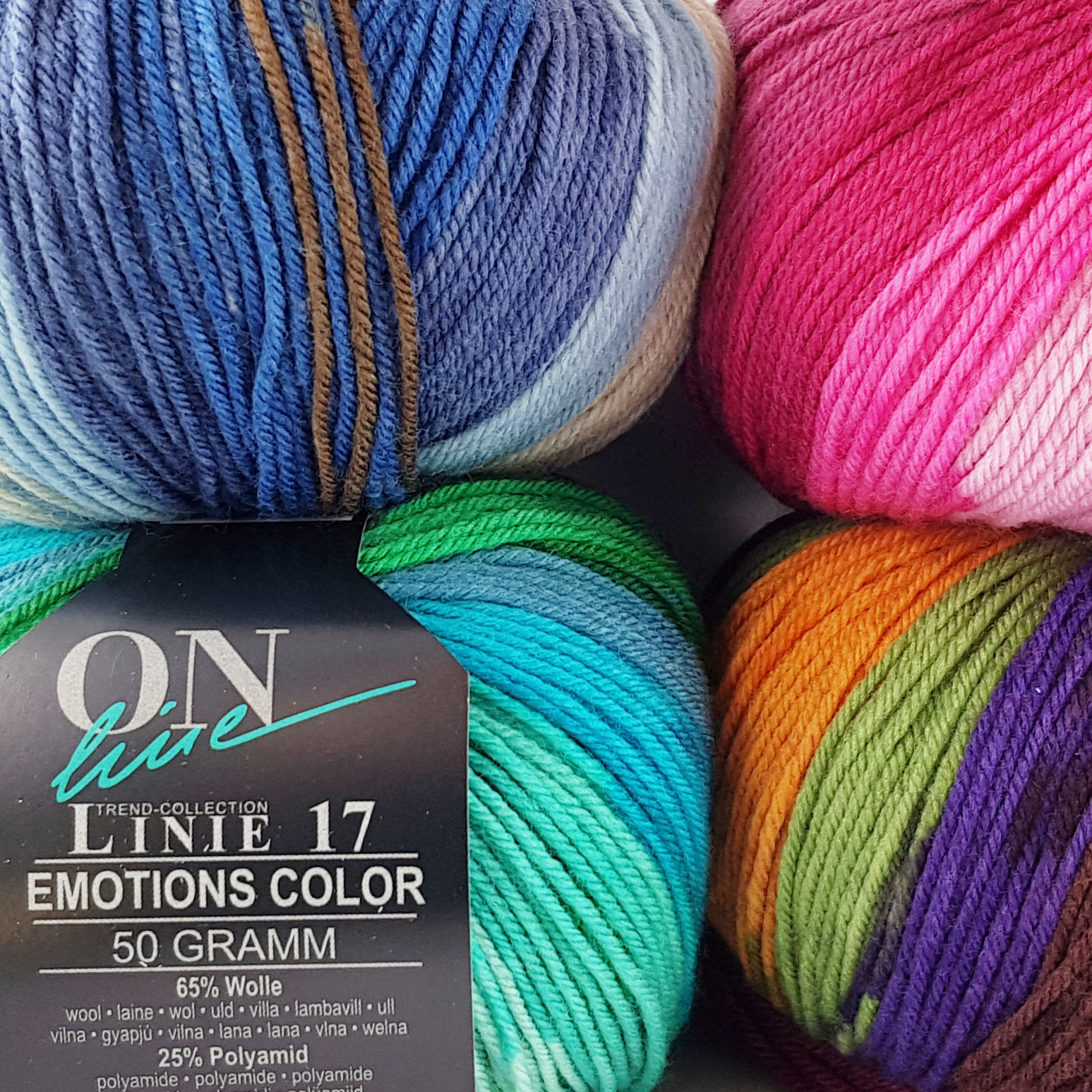 Emotions Linie 17 *Aktion* (10 Knäuel Mindestabnahme) Color von ONline 0102 - aubergine/lila/rosa