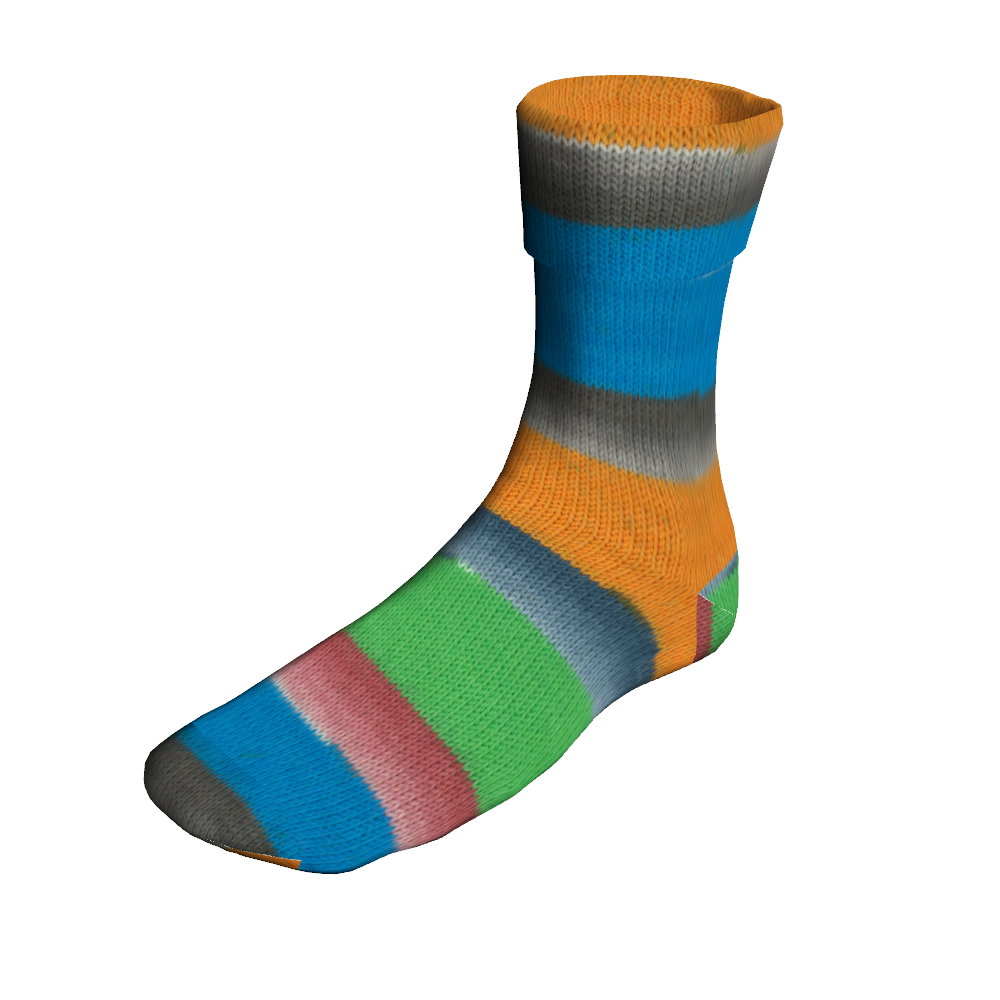 Twin Soxx 4-fach von Lang Yarns Colorful - 0316 - Colombia