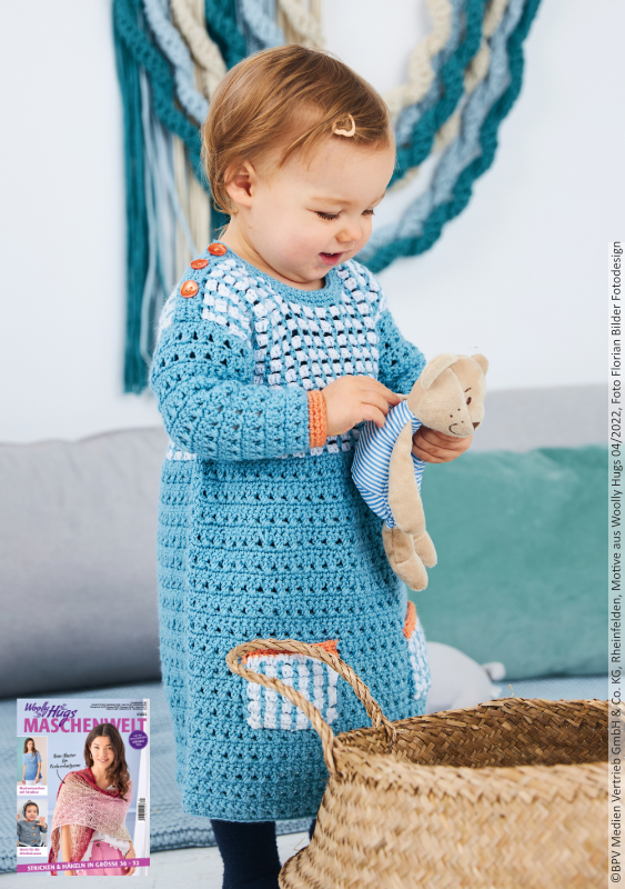 Häkelkleid mit Passe | Anleitungsheft | Wolle Charity  | Häkeln | Veronika Hug, Woolly Hugs, Christophorus Verlag
