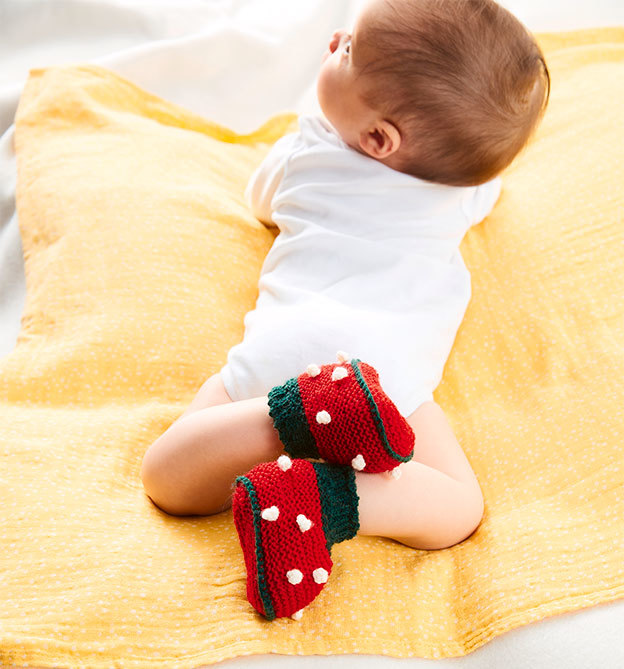 Baby-Schühchen stricken - Für wirklich warme Füße Baby-Schühchen stricken - Für wirklich warme Füße