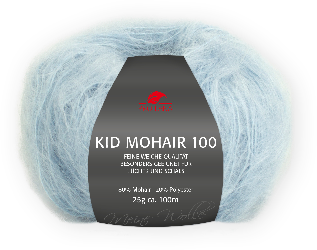 Kid Mohair 100 von Pro Lana 0056 - hellblau