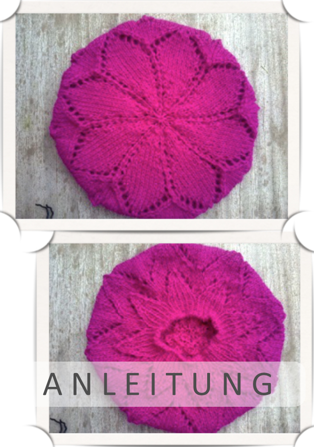 Mütze Blütentraum | Wollpaket mit Cammino Linie 14 Design Color | Stricken