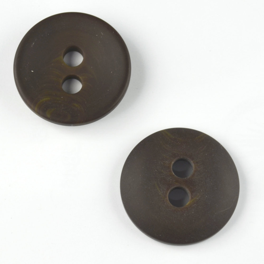 Polyesterknopf 34 mm braun marmoriert Polyesterknopf 34 mm braun marmoriert