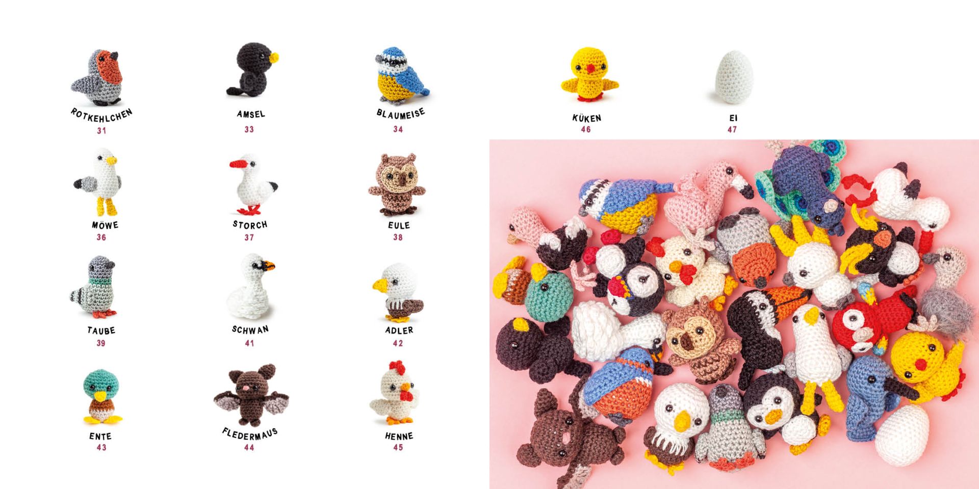 Mini-Amigurumis – Süße Vögelchen - 25 niedliche Freunde häkeln