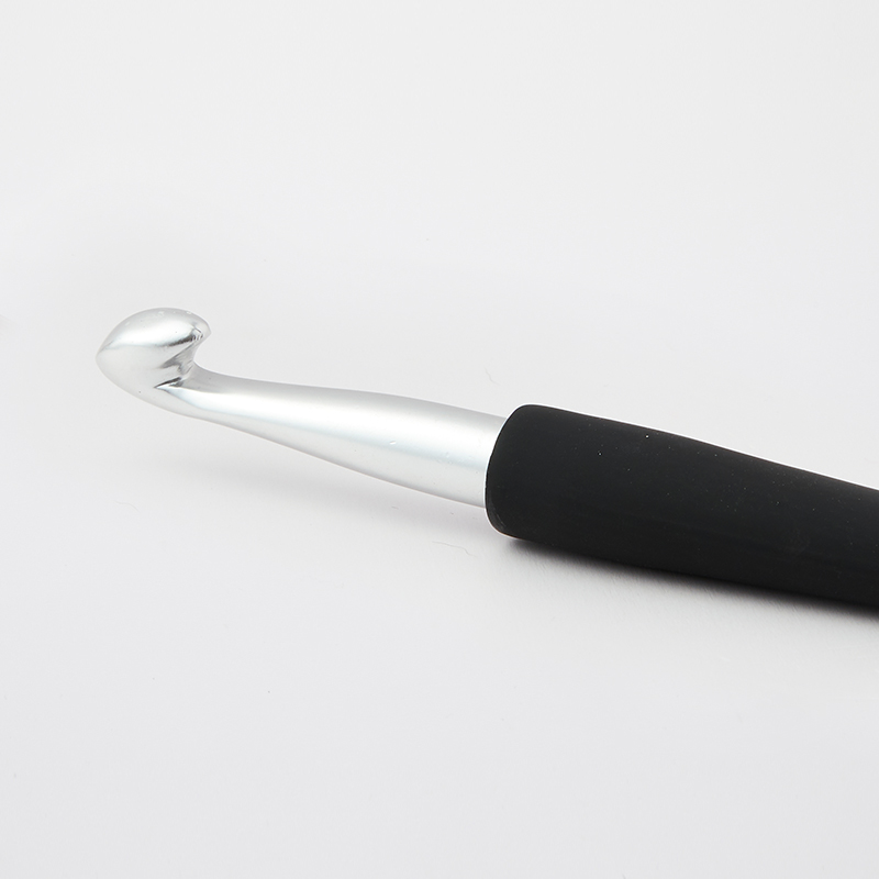 Häkelnadel Alu mit Softgriff von knit pro Silber 12,00 mm Häkelnadel Alu mit Softgriff von knit pro Silber 12,00 mm