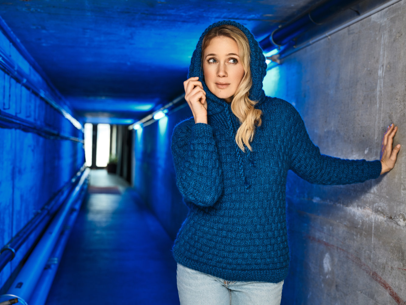 Kaputzenpulli mit Strukturmuster | Anleitungsheft | Wolle Merino Super Kid | Stricken | Pro Lana Kaputzenpulli mit Strukturmuster | Anleitungsheft | Wolle Merino Super Kid | Stricken | Pro Lana