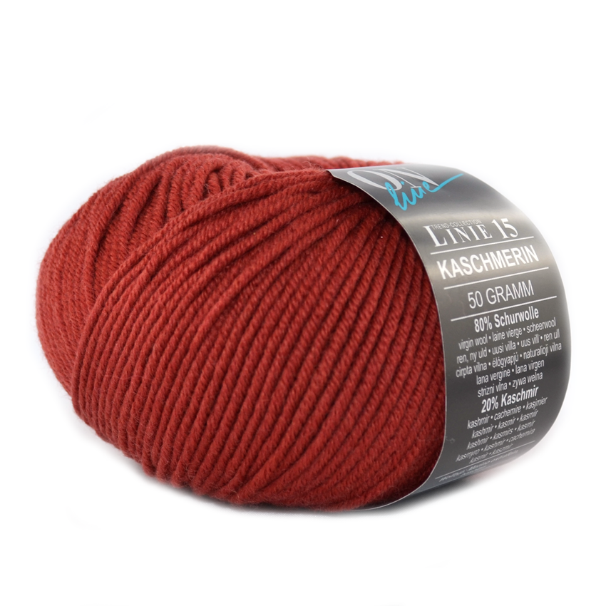 Kaschmerin Linie 15 von ONline 0004 - rot