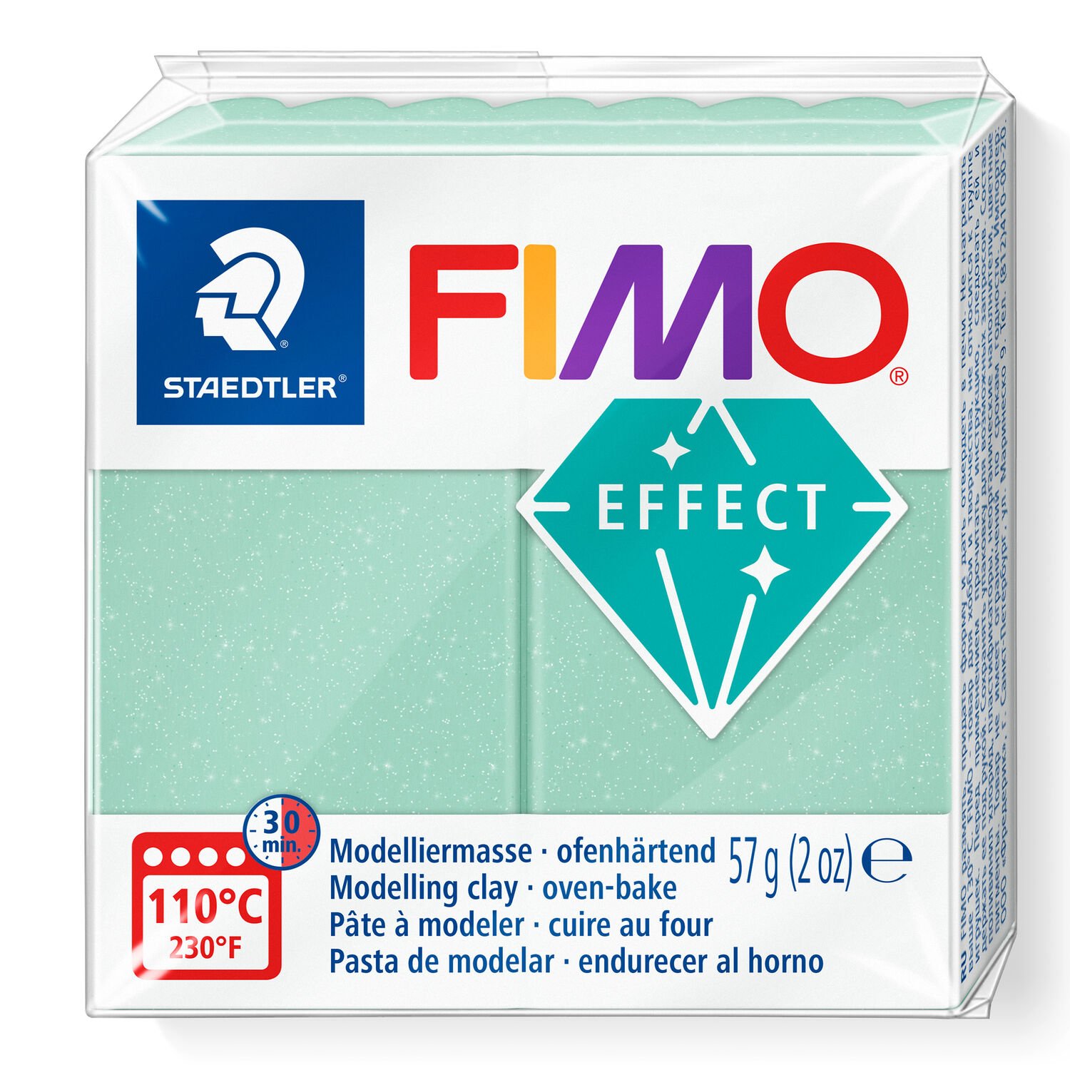 Modelliermasse FIMO® effect 8020 Gemstone 0386 blau-achat