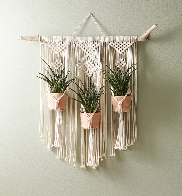 Makramee Blumenampeln