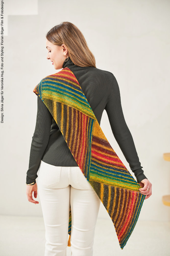 Schrägstreifen-Schal mit Socken | Anleitungsheft | Wolle Paint Socks | Stricken | Veronika Hug, Woolly Hugs, Christophorus Verlag Schrägstreifen-Schal mit Socken | Anleitungsheft | Wolle Paint Socks | Stricken | Veronika Hug, Woolly Hugs, Christophorus Verlag