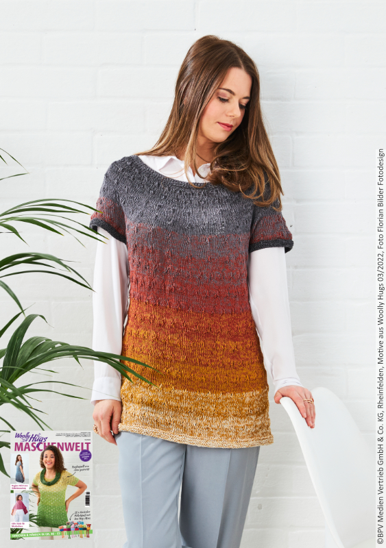 Shirt Midnight-Summer | Anleitungsheft | Wolle Bobbel Cotton XXL  | Stricken | Veronika Hug, Woolly Hugs, Christophorus Verlag Shirt Midnight-Summer | Anleitungsheft | Wolle Bobbel Cotton XXL  | Stricken | Veronika Hug, Woolly Hugs, Christophorus Verlag