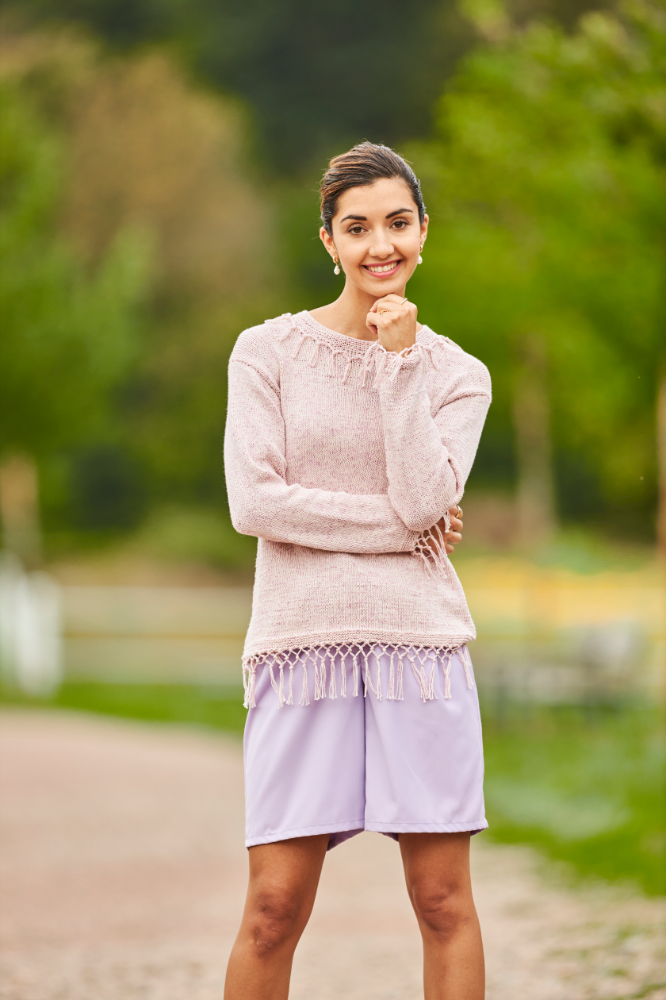 Pulli mit Fransen | Anleitungsheft | Wolle Viva Summer  | Stricken | Regina Bühler, Pro Lana