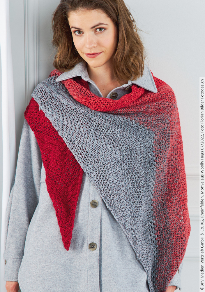 Tuch Surprise | Anleitungsheft | Wolle Bobbel Cotton XXL  | Häkeln | Veronika Hug, Woolly Hugs, Christophorus Verlag