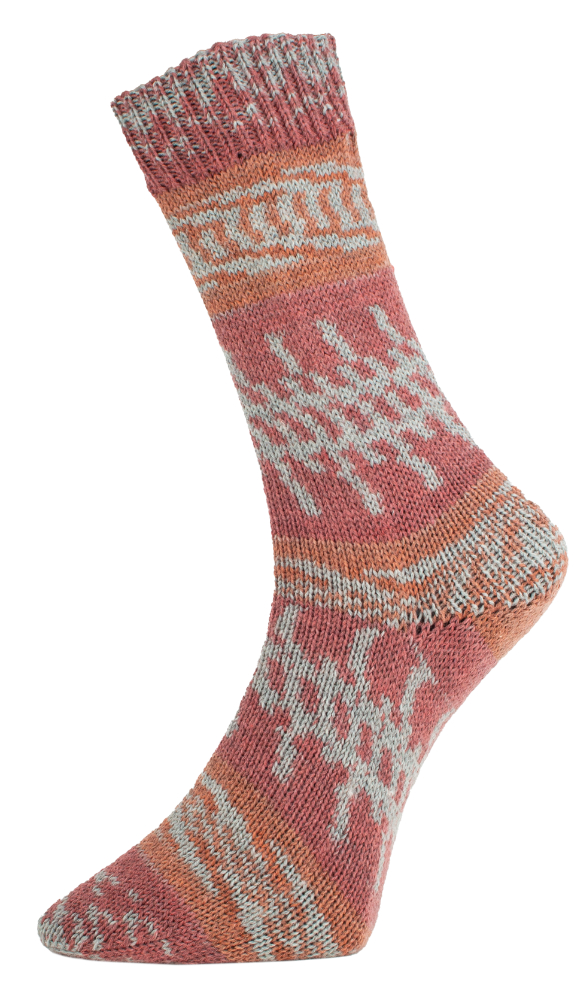 Fjord Socks - 4-fach Sockenwolle von Pro Lana 0195 - terracotta color