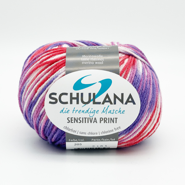 Sensitiva Print Color von Schulana 0205 - lila/pink/rot