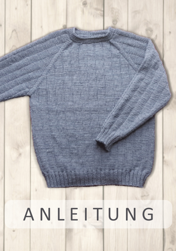 Herrenpullover Henri | Anleitung | Wolle Starwool Maxi Linie 8  | Stricken | Claudine