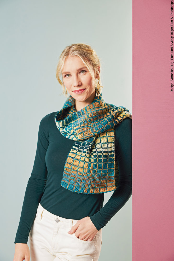 Schal | Anleitungsheft | Wolle Year Socks  | Stricken | Veronika Hug, Woolly Hugs, Christophorus Verlag