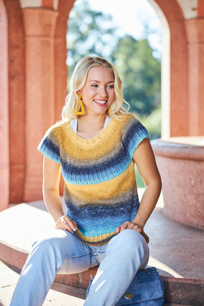 Pulli mit Rippen-Lochmuster in Top Down-Technik | Anleitungsheft | Wolle 1-2-3 Ideen | Stricken | Regina Bühler, Pro Lana, Christophorus Verlag Pulli mit Rippen-Lochmuster in Top Down-Technik | Anleitungsheft | Wolle 1-2-3 Ideen | Stricken | Regina Bühler, Pro Lana, Christophorus Verlag
