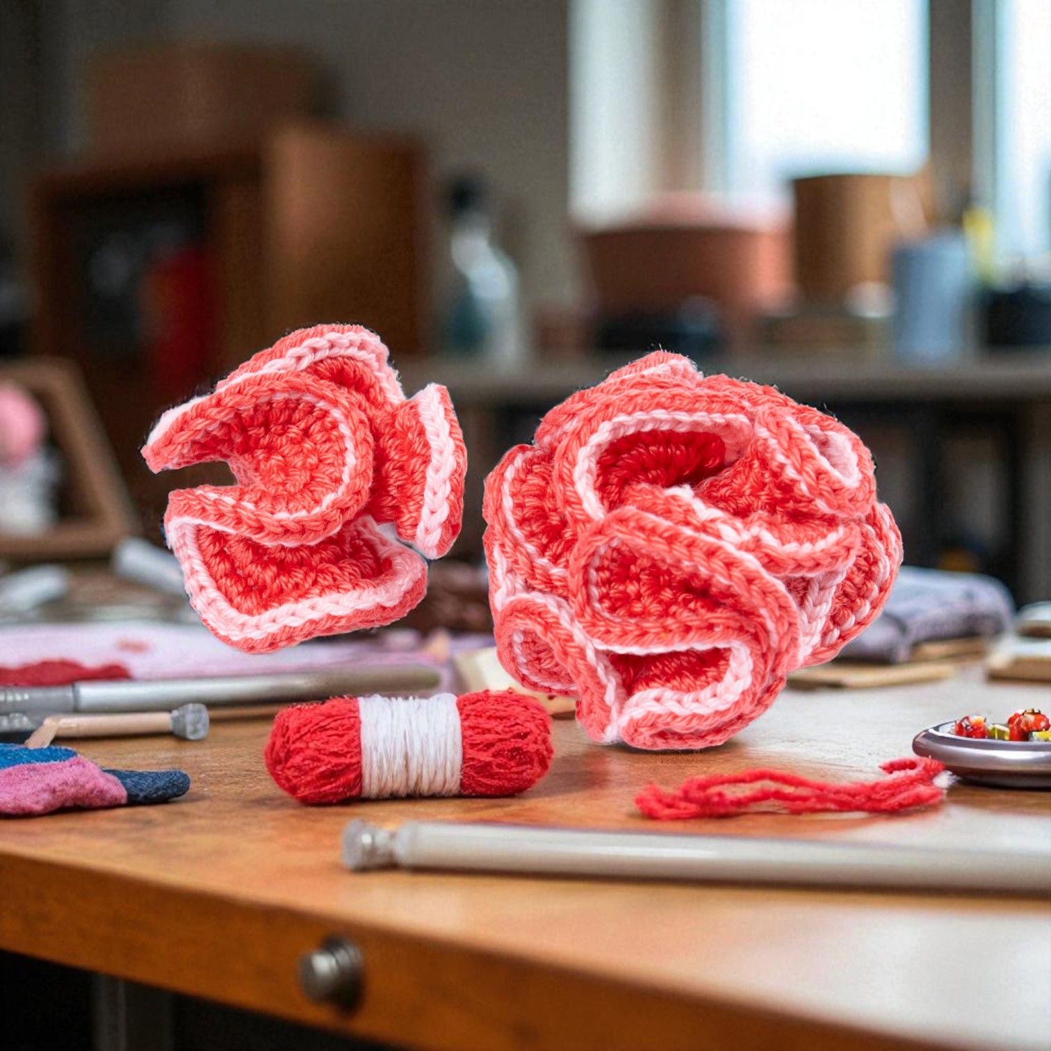 Koralle Nala - MyGurumi   | Wollpaket mit Basic Cotton 0229 - kamelie | Häkeln | @magicloopscrochet Cansu Deniz-Öztürk