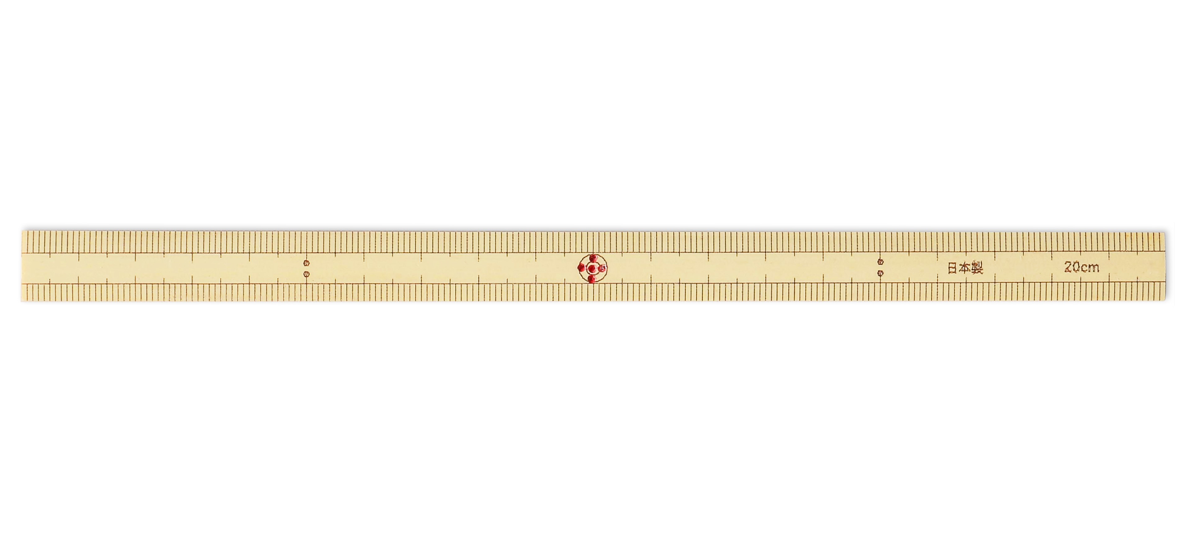Shirotake Bambus Lineal von Seeknit 20 cm  (8 inch)