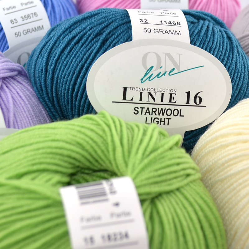 Starwool Light Linie 16 0076 - jeansblau