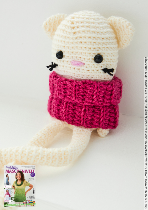 Hug-Mee Cat  | Wollpaket mit Charity  | Häkeln | Veronika Hug, Woolly Hugs, Christophorus Verlag Hug-Mee Cat  | Wollpaket mit Charity  | Häkeln | Veronika Hug, Woolly Hugs, Christophorus Verlag