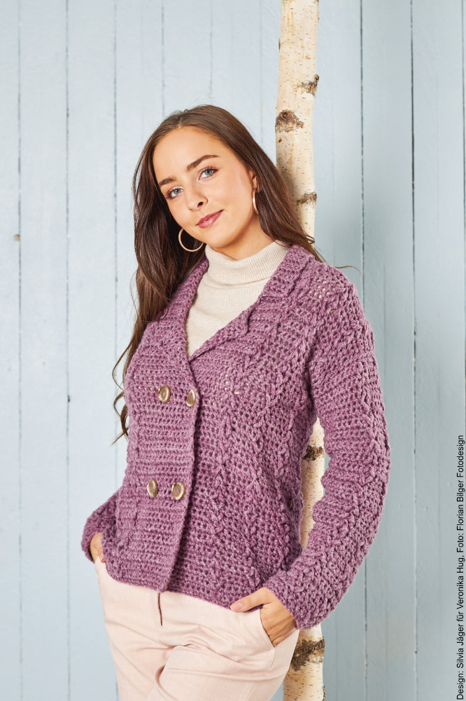 Häkeljacke Basic - Linie | Wollpaket mit SHEEP | Häkeln