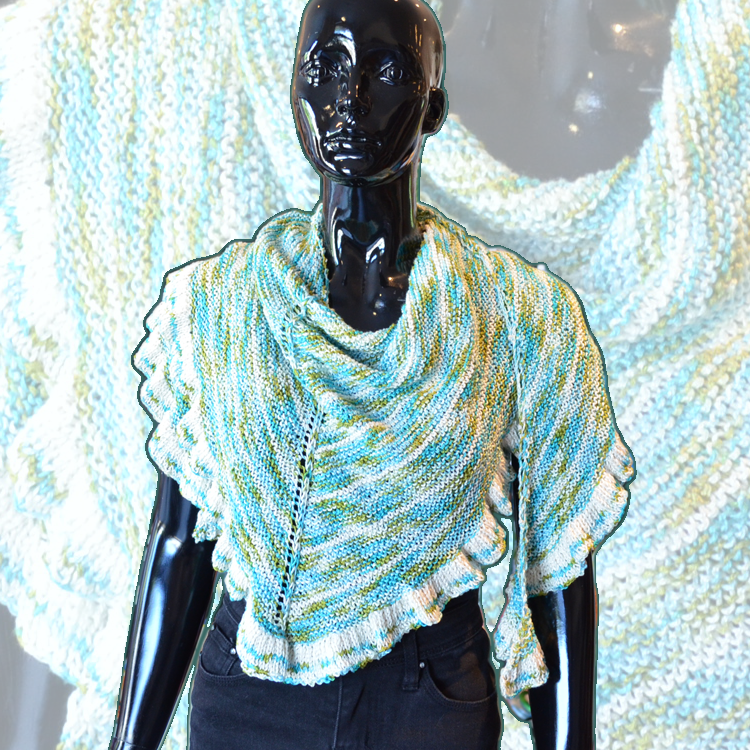 Dreiecktuch Crazy Clouds | Einzelanleitung | Stricken | Annemarie